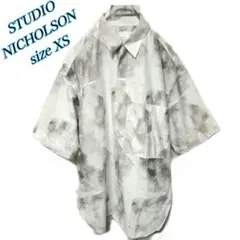 STUDIO NICHOLSON PRINTED SHIRT　ホワイト系XSのサムネイル