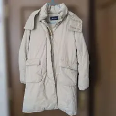 MACPHEE フード付き ベージュダウンジャケット