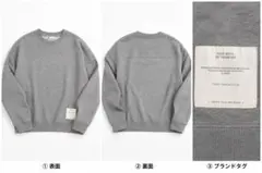 ZARA グレー スウェット トレーナー Mサイズ メンズ レディースのサムネイル