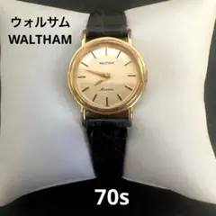腕時計　ウォルサムWALTHAMレディース　アナログクウォーツ　ゴールド　レアのサムネイル