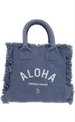 HALEIWA HAPPY MARKET ALOHA フリンジトートバック