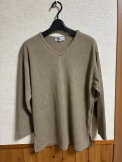 M&K Vネック ニット ベージュのサムネイル