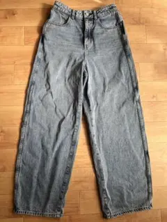 GLOBAL WORK グローバルワーク GOODデニムバギーパンツ M ブルー