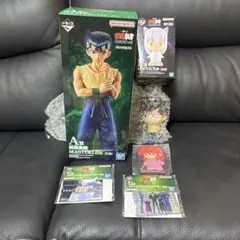 幽遊白書 一番くじ A賞 フィギュア 浦飯幽助　おまけ　合計5点