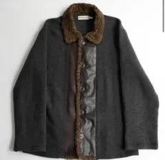 EMPORIO ARMANI BOA KNIT SHIRT JACKET