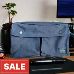 【大人気】PORTER ポーター ショルダーバッグ スモーキー ネイビー 紺