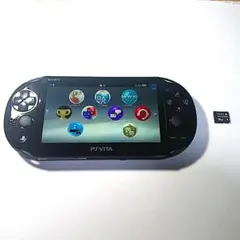 PS Vita PCH-2000 本体 ブラック メモリーカード16GB付き