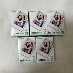 チェキフィルム instax mini インスタックスミニ 　50枚(5パック)