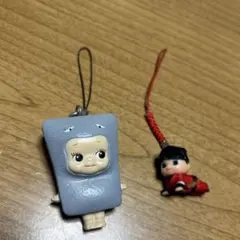 レトロ　キューピーストラップ2コ