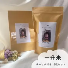 再販！ 人気 一升米 ♥ 簡単 チャック付 5袋セットのサムネイル