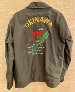 60s 70s OKINAWA 沖縄 スーベニアジャケット 地図 鳥居 刺繍 60s 70s OKINAWA 沖縄 スーベニアジャケット 地図 鳥居 刺繍 - メルカリ