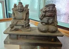 銘入 希少 彫刻家 大山昭子 木彫 彩色 女性 壁掛 東洋彫刻 縁起物 置物