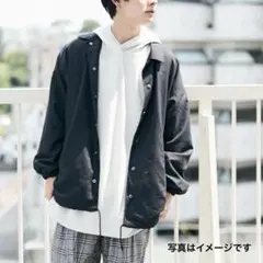 kutir coach JACKET コーチジャケット 黒のサムネイル