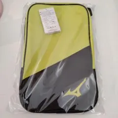 新品★MIZUNO ミズノ シューズケース ブラック×ライム★シューズバッグ