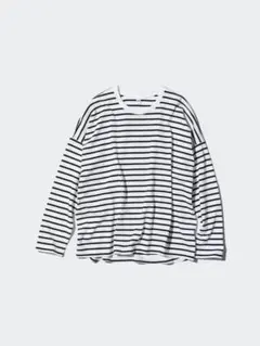UNIQLO スムースコットンリラックスボーダーT