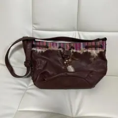 エスニック柄ショルダーバッグ