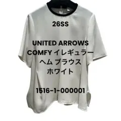 新品 UNITED ARROWS COMFY イレギュラー ヘム ブラウス 黒 - メルカリ