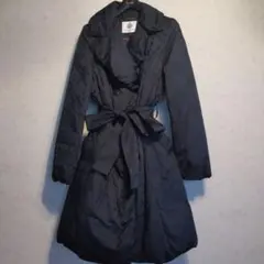 【超美品】OLD ENGLAND ネイビー ダウン ロングコートのサムネイル