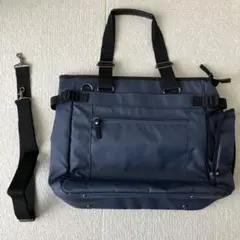 PUMA ネイビー トートバッグ 2ウェイ ショルダー アルティメット 
