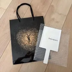 【新品】イブサンローラン ショッパー＆手鏡 白 鏡