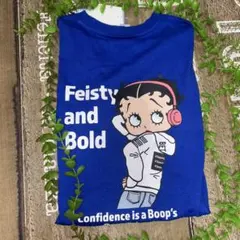 ベティブープ半袖Tシャツ　ベティ　ベティちゃんトップス　ベティブルーTシャツ