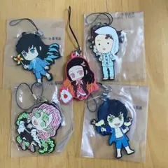 鬼滅の刃 ラバーストラップ 5個セット