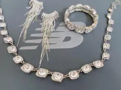 新品未使用　ウェディング　結婚式　ブライダル　パーティー　ネックレス　セット