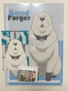 購入前コメ必須　SPY×FAMILY スクエア缶バッジ クリアファイル　カード