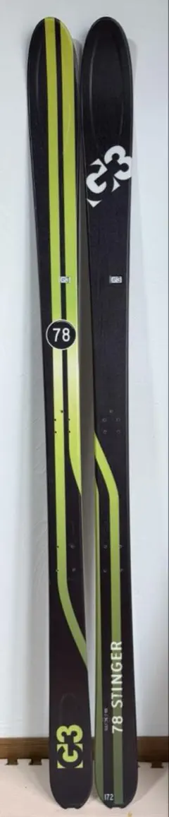 G3 STINGER 78 166cmスキー板 ビンディング付き - メルカリ