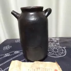 陶器 花器 都治美焼 注ぎ口付き