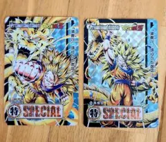 ドラゴンボールカード プレミアムエディション 孫悟空 No.202,203のサムネイル