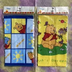 ディズニー くまのプーさん ミニタオル 2枚セット
