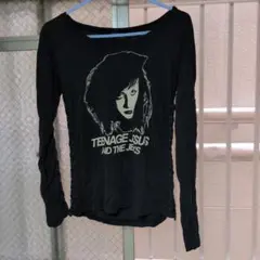 HYSTERIC GLAMOUR 長袖Tシャツ ブラック ピンク - メルカリ