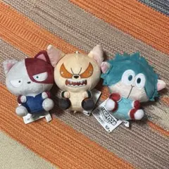 僕のヒーローアカデミア アニマルぬいぐるみ 緑谷出久＆爆豪勝己＆轟焦凍 3種