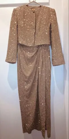 新品フェンディFENDIセットアップvintageラメドレスワンピースジャケット