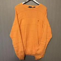 IZOD ニット セーター コットン パステルオレンジ