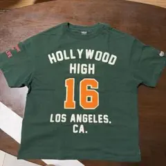 DEAR LAUREL 半袖Tシャツ グリーンのサムネイル