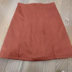 RayCassinオレンジ スエード風 タイトミニスカート