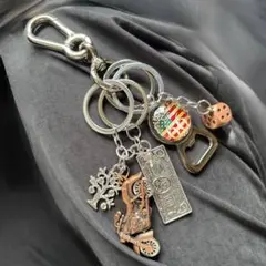 キーホルダー アメカジ ヴィンテージ カラビナ バイク 古着 ジーンズ ジーパン