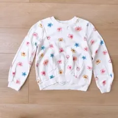 ブランシェス　花柄トレーナー 120cm