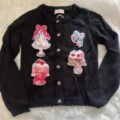 メゾピアノ ニット　カーディガン Lサイズ　130-140 １回着用