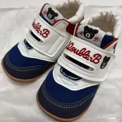 【新品】DOUBLE_B ミキハウス ベビーシューズ 13cm