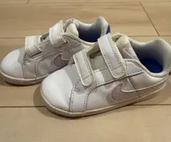 NIKE ベルクロ スニーカー ホワイト/ブルー/ピンク