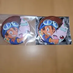 デジモンアドベンチャー　ドでか缶バッジ　八神太一