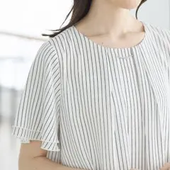 Honeys メタルパーツ付ブラウス S