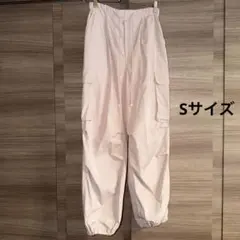GU ジーユー カーゴジョガーパンツ ピンク Sのサムネイル