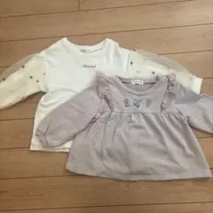 トレーナー２着セット　100サイズ　女の子