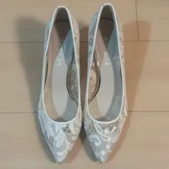 Le Talon レース パンプス 23.5cm