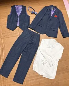 フォーマルスーツセット 140cm ネイビー系