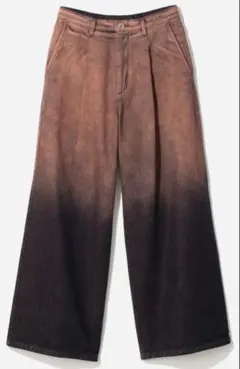 HARE グラデーションデニム オレンジ Sサイズ